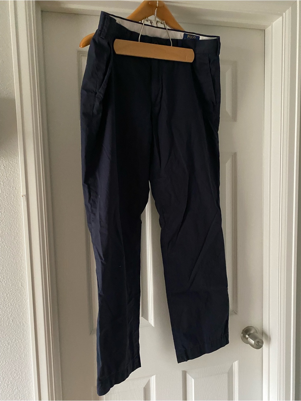Polo Ralph Lauren Mens Classic Fit Chino Pants Navy Cotton 34x32